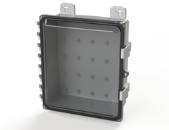 Saginaw SCE-12104PCW Polycarbonate Enclosure with Window  | Blackhawk Supply