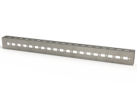 SCK607 | Closed-End Mounting Profile, 1 Line 600 x 45 mm | 1.77