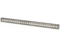 Saginaw SCK807 Closed-End Mounting Profile, 1 Line 800 x 45 mm | 1.77"H x 27.64"W x 1.18"D  | Blackhawk Supply