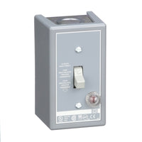 2510FG1P | Fractional Horsepower Manual Starter, 16A, NEMA 1, 1-Pole, Toggle Operated, Red Indicator, 277VAC | Square D by Schneider Electric