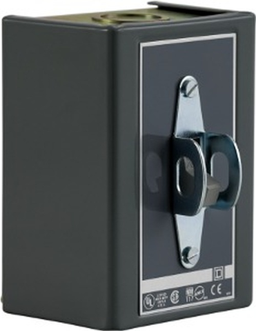 Square D 2510KGJ2 Single Unit Manual Switch, 30A, NEMA 1, Oversized, 3-Pole, Toggle Operated, No Indicator, 600VAC  | Blackhawk Supply