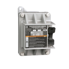 Square D 2510KR1 Single Unit Manual Switch, 30A, NEMA 7 and 9, 2-Pole, Toggle Operated, No Indicator, 600VAC  | Blackhawk Supply