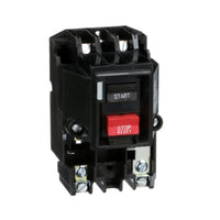2510MBO1 | Integral Horsepower Manual Starter, Open, 2-Pole, Push-button, No Indicator, 600VAC | Square D by Schneider Electric