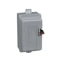 2510MCW3 | Integral Horsepower Manual Starter, NEMA 4 Polyester, 3-Pole, Push-button, No Indicator, 600VAC | Square D by Schneider Electric