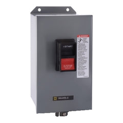 Square D 2510MCA1 Integral Horsepower Manual Starter, NEMA 12, 2-Pole, Push-button, No Indicator, 600VAC  | Blackhawk Supply