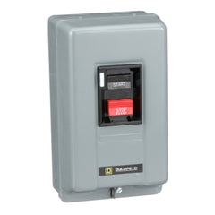 Square D 2510MCG1 Integral Horsepower Manual Starter, NEMA 1, 2-Pole, Push-button, No Indicator, 600VAC  | Blackhawk Supply