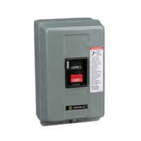 2510MCG2 | Integral Horsepower Manual Starter, NEMA 1, 2-Pole, Push-button, No Indicator, 600VAC | Square D by Schneider Electric