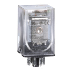 Square D 8501KPR12P14V20 8501K General Purpose Plug-in Relay, 8 pin plug-in, 2 Poles, DPDT, 120V AC  | Blackhawk Supply