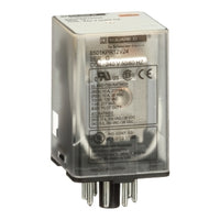 8501KPR12V24 | 8501K General Purpose Plug-in Relay, 8 pin plug-in, 2 Poles, DPDT, 240V AC | Square D by Schneider Electric