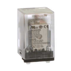 Square D 8501KUDR12V53 PLUG IN RELAY, 8 blade, DPDT, 10 amp at 277 VAC, 24 VDC coil  | Blackhawk Supply