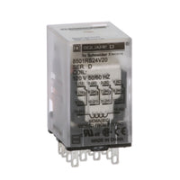 8501RS24V20 | Relay, miniature plug in, 1 A, 4 poles, 120 VAC coil | Square D by Schneider Electric