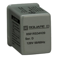 8501RS34V20 | RELAY 240VAC 5AMP TYPE R | Square D by Schneider Electric