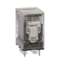 8501RS42V24 | 8501R Miniature Plug-in Relay, Socket, DPDT, 240V AC, 1 HP at 277V, 3A | Square D by Schneider Electric