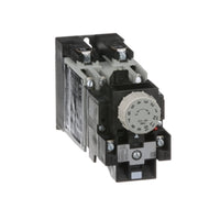 8501XO20XTE1V02 | NEMA Control Relay, Type X, timing, 1 minute on delay, 10A resistive at 600VAC, 2 normally open, 120VAC 60Hz coil | Square D by Schneider Electric