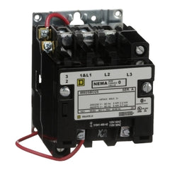 Square D 8502SBO2V02S Class 8502 Type S Magnetic Contactor, Not Rated, 18A, 3-Poles, 110 VAC 50Hz, 120 VAC 60Hz, Non-Reversing  | Blackhawk Supply