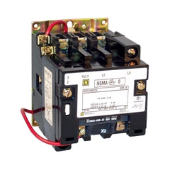 Square D 8502SBO2V01S Class 8502 Type S Magnetic Contactor, Not Rated, 18A, 3-Poles, 24 VAC 60Hz, Non-Reversing  | Blackhawk Supply