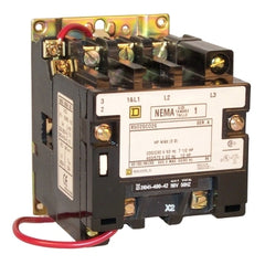 Square D 8502SCO3V02S Class 8502 Type S Magnetic Contactor, Not Rated, 27A, 4-Poles, 110 VAC 50HZ, 120 VAC 60Hz, Non-Reversing  | Blackhawk Supply