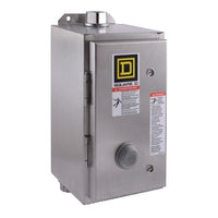 8536SBW12V02S | Type S Full Voltage Starter, Size 0, NEMA 4/4X, 110V 50 Hz, 120V 60Hz, 18A, 3-Poles, Non-Reversing | Square D by Schneider Electric