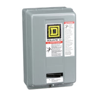 8536SCG3V02H30S | Type S Full Voltage Starter, Size 1, NEMA 1, 110V 50 Hz, 120V 60Hz, 27A, 3-Poles, Non-Reversing | Square D by Schneider Electric