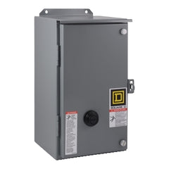 Square D 8536SDA1V02S Type S Full Voltage Starter, Size 2, NEMA 12, 110V 50 Hz, 120V 60Hz, 45A, 3-Poles, Non-Reversing  | Blackhawk Supply