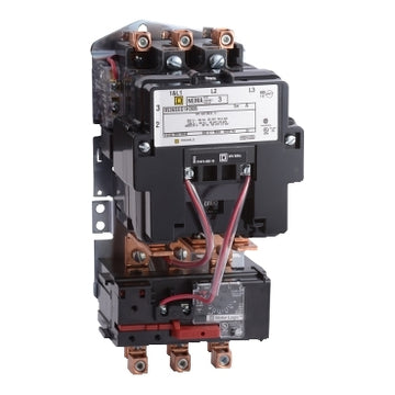 Square D 8536SEO1V08H30 Type S Full Voltage Starter, Size 3, Open, 208V 60Hz, 90A, 3-Poles, Non-Reversing  | Blackhawk Supply