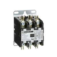 8910DPA33V02Y122 | Contactor, Definite Purpose, 30A, 3 pole, 20 HP at 575 VAC, 3 phase, 110/120 VAC 50/60 Hz coil, pressure wire connector | Square D by Schneider Electric