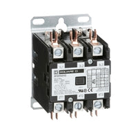 8910DPA43V02Y125 | 8910DPA definite purpose contactor, 40 A, 3P, 110/120 V 50/60 Hz coil, open, hex socket head screw | Square D by Schneider Electric
