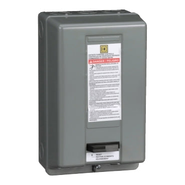 Square D 8911DPSG42V09 Definite Purpose Starter, 40A, NEMA 1, 220V 50Hz, 208-240V 60 Hz, 2-Poles, 1-Phase  | Blackhawk Supply