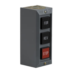 Square D 9001BG302 Push button, Type B, standard duty control station, 5A, 600 VAC, FORWARD/REVERSE/STOP, NEMA 1  | Blackhawk Supply