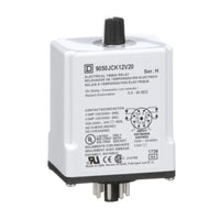 9050JCK12V20 | Timing Relay, Type JCK, plug In, on delay, adjustable time, 0.3 to 30 seconds, 10A, 240 VAC, 120 VAC/110 VDC | Square D by Schneider Electric