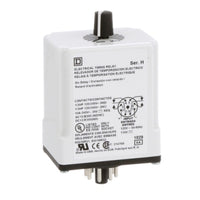 9050JCK18V20 | Timing Relay, Type JCK, plug In, on delay, adjustable time, 0.6 to 60 minutes, 10A, 240 VAC, 120 VAC/110 VDC | Square D by Schneider Electric