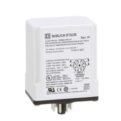 Square D 9050JCK1F3V20 Timing Relay, Type JCK, plug In, on delay, fixed time, 3 seconds, 10A, 240 VAC, 120 VAC/110 VDC  | Blackhawk Supply