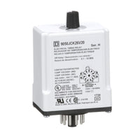 9050JCK26V20 | Plug In Timer, off delay, 0.1 to 10 minutes, 10 A at 240 VAC, 120 VAC/110 VDC | Square D by Schneider Electric