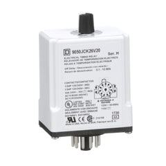Square D 9050JCK26V20 Plug In Timer, off delay, 0.1 to 10 minutes, 10 A at 240 VAC, 120 VAC/110 VDC  | Blackhawk Supply
