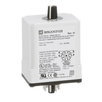 9050JCK37V20 | Plug In Timer, interval, 0.3 to 30 minutes, 120 VAC 110 VDC | Square D by Schneider Electric