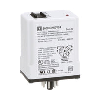 9050JCK60V24 | Timing Relay, Type JCK, plug In, on delay, programmable, 0.5 second to 999 hours, 10A, 240 VAC, 240 VAC 50/60 Hz | Square D by Schneider Electric