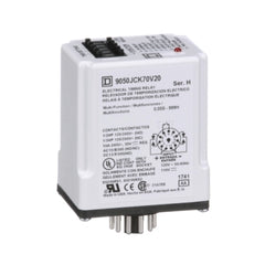 Square D 9050JCK70V20 Timing Relay, Type JCK, plug In, multifunction, programmable, 0.5 second to 999 hours, 10A, 240 VAC, 120 VAC/110 VDC  | Blackhawk Supply