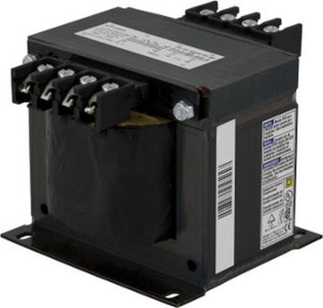 Square D 9070T350D23 Industrial Control Transformer, 350VA, Multiple Voltages, 1-Phase, Screw Clamp Terminals  | Blackhawk Supply