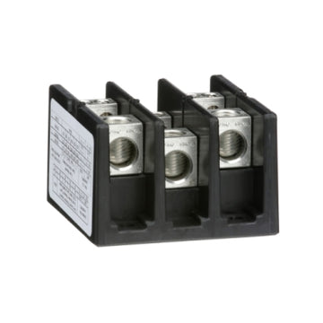 Square D 9080LBA362104 Power distribution block, Linergy, 3 pole, 1 line, 4 load, 175A CU, 135A AL, 600 V  | Blackhawk Supply