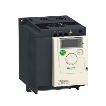 Square D ATV12HU15M2 Variable Speed Drive ATV12, 1.5kW, 2HP, 200 to 240V, 1 Phase, with Heat Sink  | Blackhawk Supply