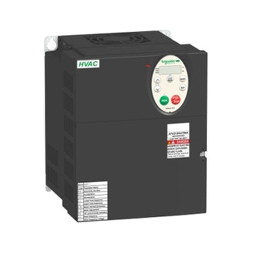 Square D ATV212HD11N4 Altivar 212 VFD, 15 hp/22.5 amps, 400/480 VAC Three Phase Input/Three Phase Output, IP20 Housing (Replaces the Altivar21)  | Blackhawk Supply