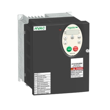 Square D ATV212HU30N4 Altivar 212 VFD, 4 HP/7.2 amps, 380/480 VAC Three Phase Input/Output, IP20  | Blackhawk Supply