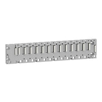 BMXXBP1200 | rack, Modicon M340 automation platform, 12 slots, panel, plate or DIN rail mounting | Square D by Schneider Electric