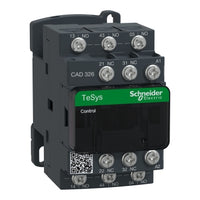 CAD326U7 | TeSys D control relay, 3 NO + 2 NC, <= 690 V, 240 V AC standard coil | Square D by Schneider Electric