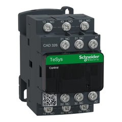 Square D CAD326U7 TeSys D control relay, 3 NO + 2 NC, <= 690 V, 240 V AC standard coil  | Blackhawk Supply
