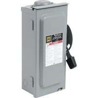 CD322NRB | 60A 3P Type3R 120/240VAC General Duty Safety Switch with Solid Neutral | Square D by Schneider Electric