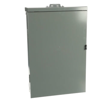 Square D QO124M100PRB Load center, QO, 1 phase, 24 spaces, 34 circuits, 100A convertible main breaker, PoN, NEMA3R, UL  | Blackhawk Supply