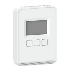 Veris CW2LP2AV Veris CW2 Series Air Quality Sensor, Wall, CO2, VOC, Segmented LCD, Replaceable Humidity 2%, Temperature Transmitter with BACnet MSTP/Modbus Outputs  | Blackhawk Supply