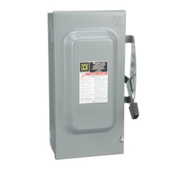 Square D D223N Single Throw Fusible Safety Switch, 100A, NEMA 1, 2-Poles, 240V  | Blackhawk Supply