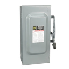Square D D323N Single Throw Fusible Safety Switch, 100A, NEMA 1, 3-Poles, 240V   | Blackhawk Supply